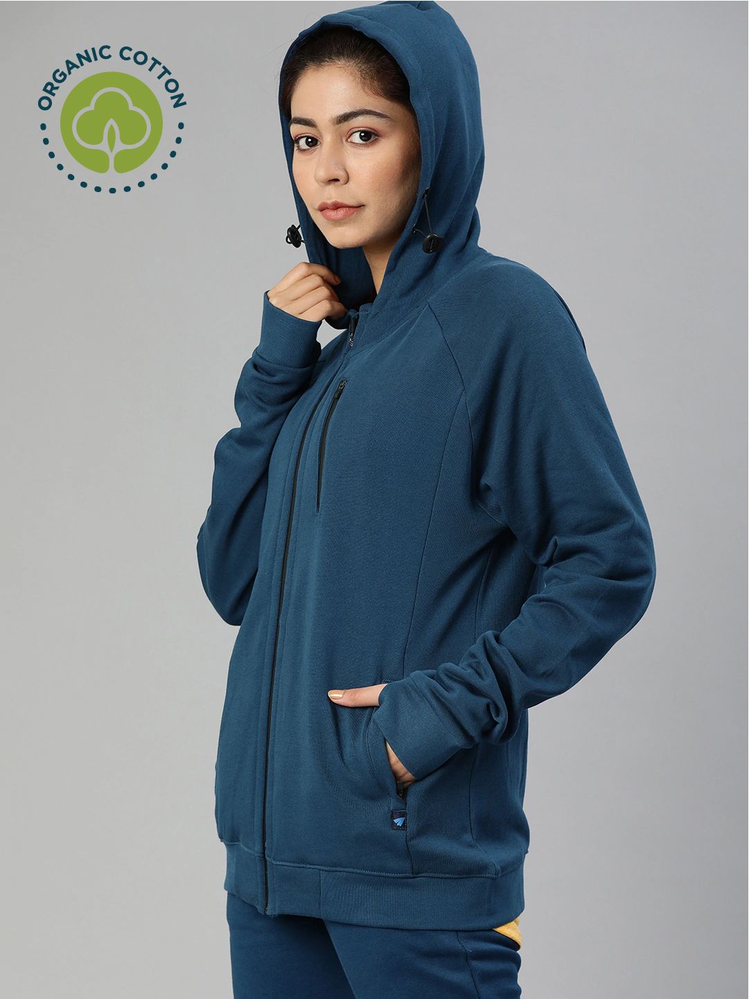 Rimo Navy Organic Cotton Bamboo Sweatshirt | Women